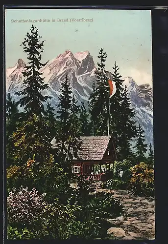 AK Schattenlaganhütte in Brand (Vorarlberg)