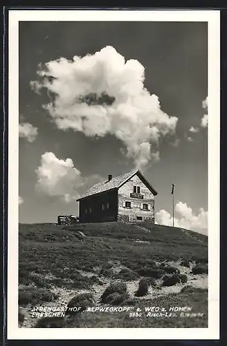 AK Alpengasthof Alpwegkopf am Weg zum Hohen Freschen