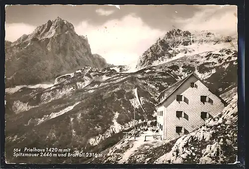 AK Prielhaus mit Spitzmauer und Brotfall