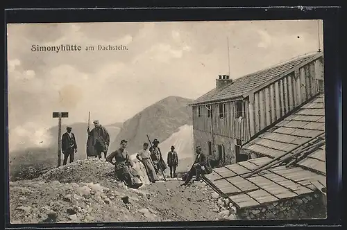 AK Simonyhütte am Dachstein, Bergsteiger