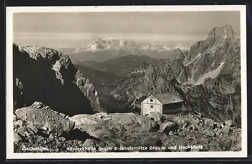 AK Adamekhütte am Dachstein gegen Bischofsmütze