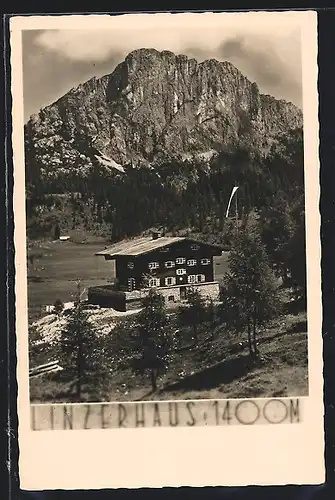 AK Linzerhaus, Blick auf die Hütte