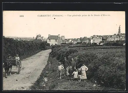 AK Carantec, Vue générale prise de la Route d`Henrie