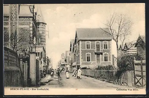 AK Berck-Plage, Rue Rothschild