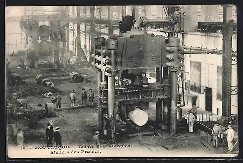 AK Montlucon, Usines Saint-Jacques, Ateliers des Presses