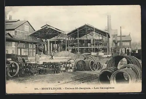 AK Montlucon, Usines St-Jacques, Les Gazogènes