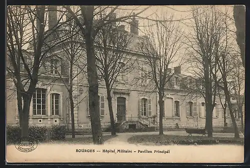 AK Bourges, Hôpital Militaire, Pavillon Principal