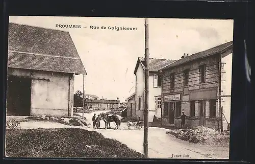 AK Prouvais, Rue de Guignicourt