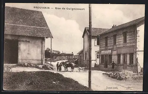 AK Prouvais, Rue de Guignicourt