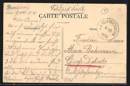 AK Sissonne, Rue de Roucy