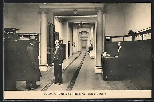 AK Roubaix, Cercle de l`Industrie, Hall et Vestiaire