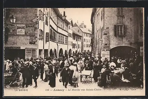 AK Annecy, Le Marché rue Sainte-Claire