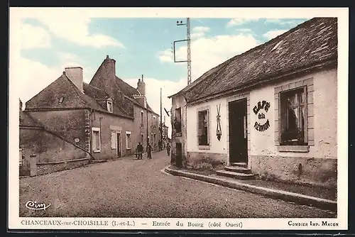 AK Chanceaux-sur-Choisille, Entrée du Bourg