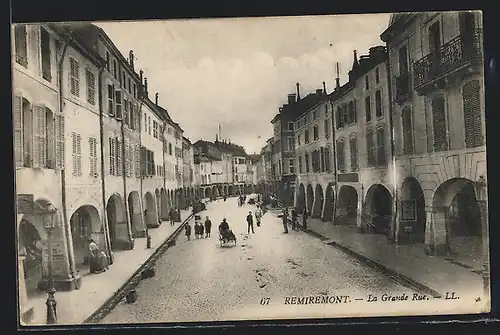 AK Remiremont, La Grande Rue