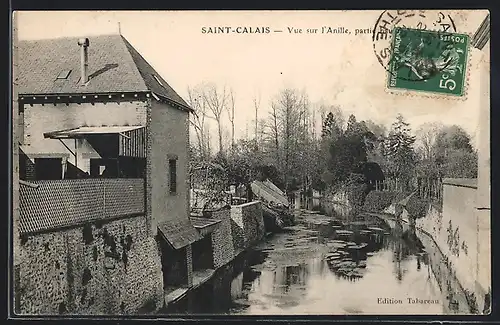 AK Saint-Calais, Vue sur l`Anille