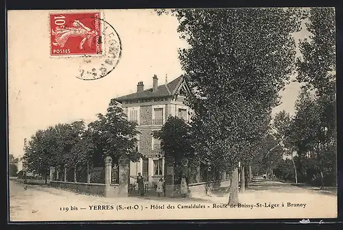 AK Yerres, Hôtel des Camaldules, Maison Willocq
