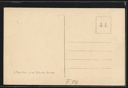 AK Chamonix, L`Arve et le Mont-Blanc