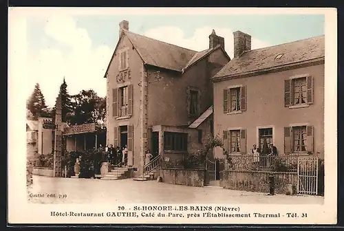 AK St-Honore-les-Bains, Hôtel-Restaurant Gauthe & Café du Parc