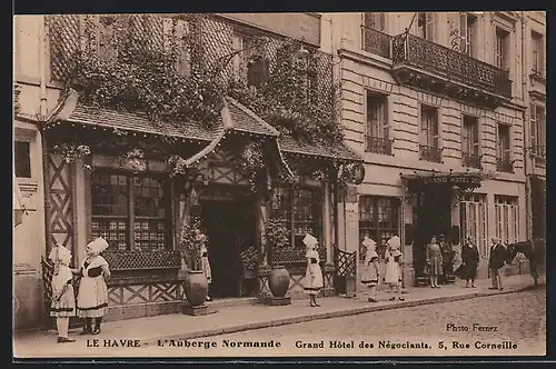 AK Le Havre, L`Auberge Normande, Grand Hôtel des Négociants, 5, Rue Corneille