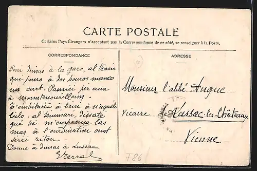 AK Poitiers, Le Collège Saint-Joseph, Le Préau et la Cour des Petits