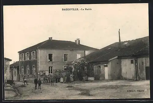 AK Dagonville, La Mairie