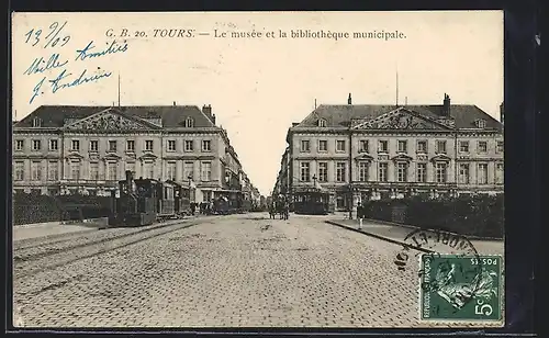 AK Tours, La Musée et la Bibliothque municipale