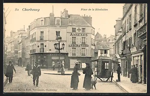 AK Cherbourg, Place de la Révolution