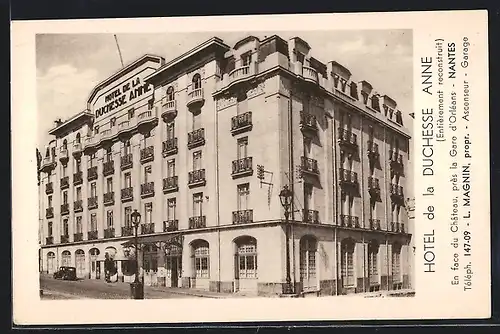 AK Nantes, Hotel de la Duchesse Anne