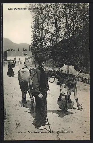 AK Saint-Jean-Pied-de-Port, Paysan Basque