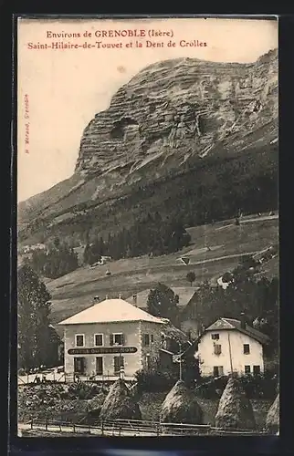 AK Saint-Hilaire-de-Touvet et la Dent de Crolles, Partie mit Hôtel du petit Som