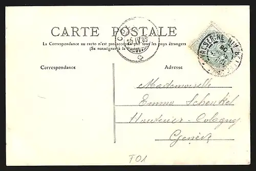 AK Bellegarde, Viaduc du Chemin de Fer et le Credo