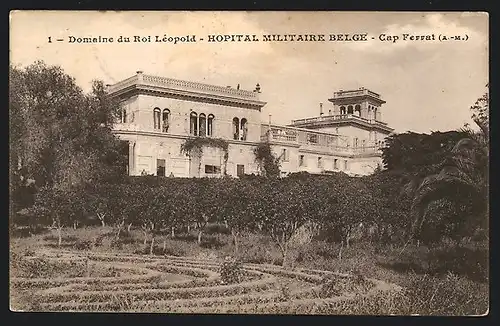 AK Cap Ferrat, Hopital Militaire Belge, Domaine du Roi Leopold