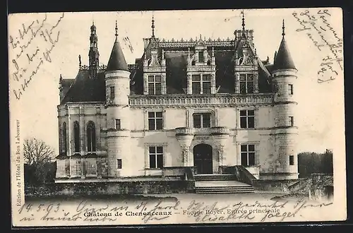 AK Chenonceaux, Château de Chenonceaux, Facade Boyer, Entrée principale