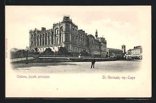 AK St. Germain-en-Laye, Château, Facade principale