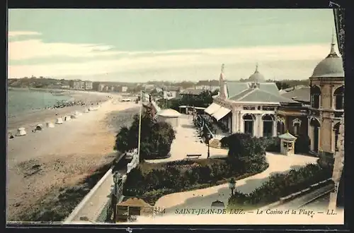 AK Saint-Jean-de-Luz, Le Casino et la Plage