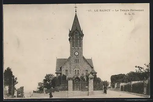 AK Le Raincy, Le Temple Protestant