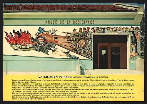 AK Vassieux-en-Vercors, Musee de la Resistance