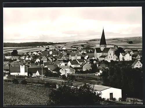 AK Rasdorf, Teilansicht mit Kirche