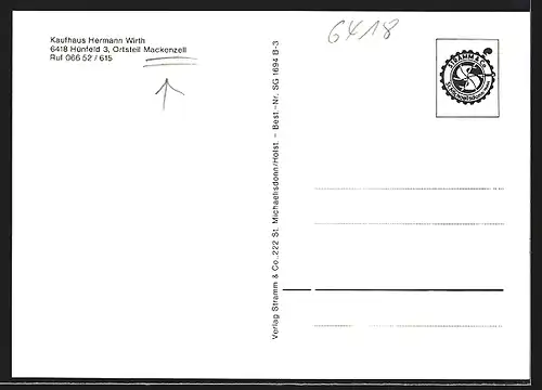 AK Hünfeld, Ortsansicht