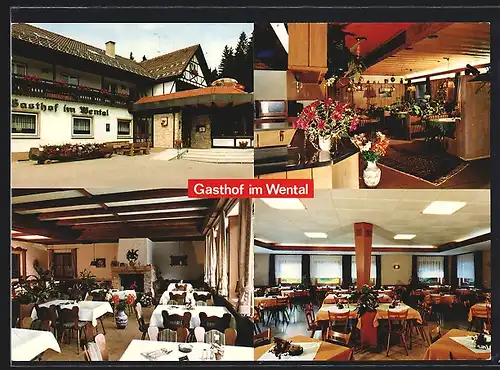 AK Bartholomä /Schw. Alb, Gasthof im Wental, Innenansichten