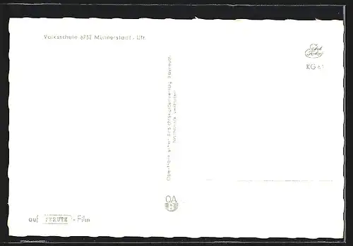 AK Münnerstadt / Ufr., Volksschule