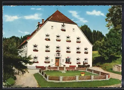 AK Vorderburg /Allgäu, Cafe-Pension Amtshaus Franz Guggenmos