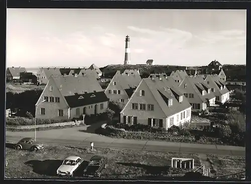 AK Hörnum auf Sylt, Mittelweg mit Blick zum Leuchtturm