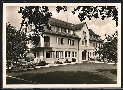 AK Echterdingen, Hotel Graf Zeppelin, Stuttgarter Strasse 51