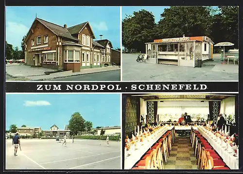 AK Schenefeld /Mittelholstein, Gasthaus und Club Zum Nordpol, Holstenstrasse 11