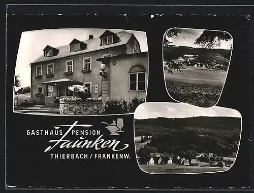 AK Thierbach im Frankenwald, Pension und Gasthaus Faunken