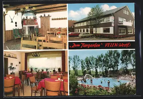 AK Velen /Westf., Hotel Zum Tiergarten