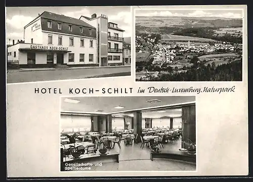 AK Irrel, Hotel Koch-Schilt im Deutsch-Luxemburg. Naturpark