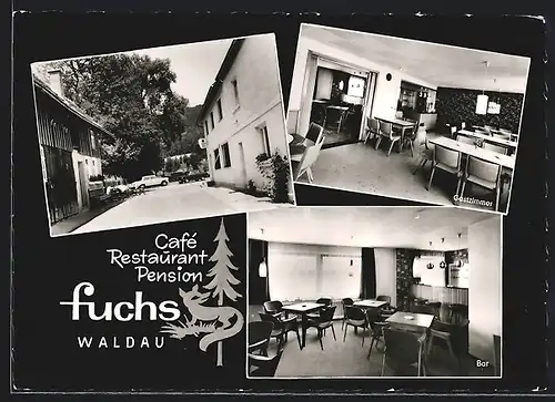 AK Waldau / Harsdorf, Pension, Cafe, Restaurant Fuchs