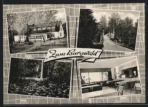 AK Burgwald / Eder, Gasthaus Zum Burgwald, Birkenweg 4